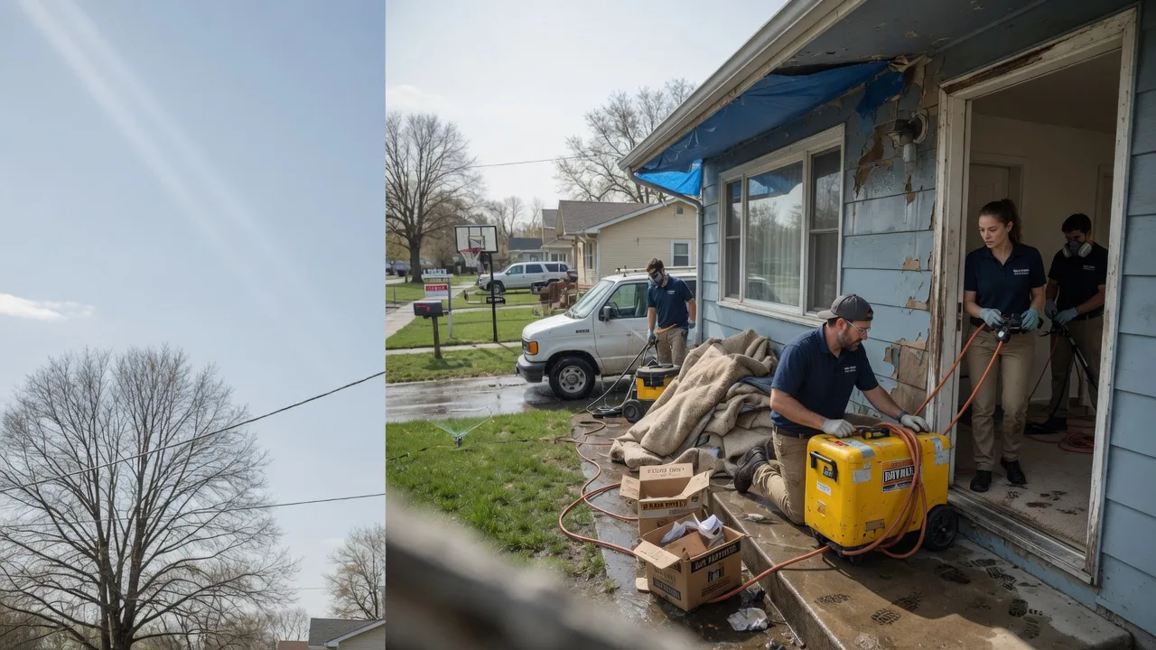 Basement Flood Cleanup in Squires, MO near me
